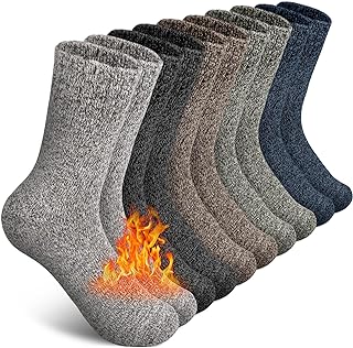 Photo 1 of ***SIMILAR***

Men's Socks 5 Pairs Winter Warm Boot Sock Soft Thick Heated Thermal Knit Cotton Socks For Men