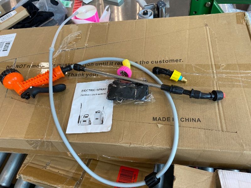 Photo 1 of **Similar item**
SHIJING Battery Powered Sprayer 1 Gallon,Rechargeable Electric Sprayer with Adjustable Nozzle, Garden Sprayers Battery Operated for Yard, Lawn and Garden