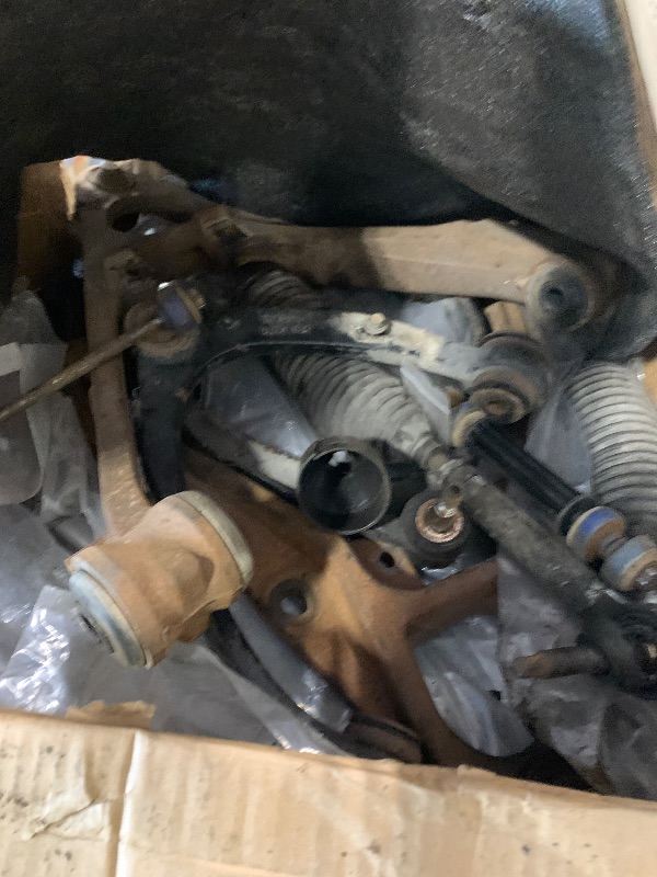 Photo 1 of [Heavily Used] HAWK BROTHER 12pcs Front Suspension Upper Lower Control Arm Sway Bar Link Tie Rod Boot Replacement for 2007-14 Chevy Tahoe Silverado 1500 GMC Sierra 1500 Yukon XL1500 Suburban 1500 Avalanche Escalade