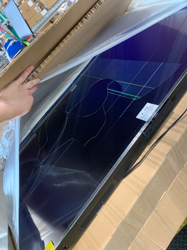 Photo 1 of ***BROKEN, SOLD FOR PARTS*** Amazon Ember 65" QLED Series with Fire TV (newest model), 4K Ultra HD smart TV, HDR10+, Dolby Vision, Dolby Audio, quad-core processor, find shows faster with Alexa+
