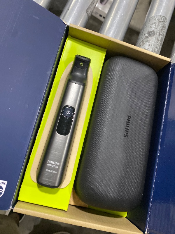 Photo 1 of Philips Norelco OneBlade 360 Pro Face + Body, Hybrid Electric Beard Trimmer, Shaver and Bodygroomer, with 360 Blade Technology, Model QP6552/90