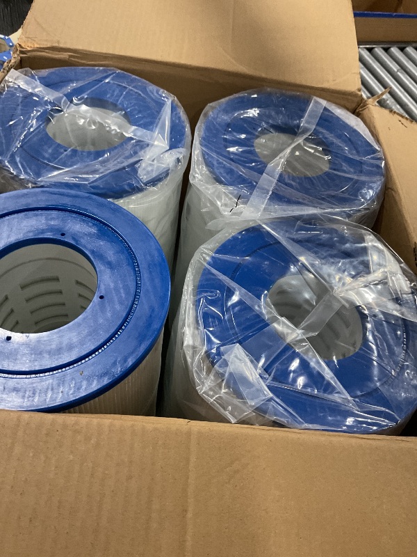 Photo 1 of Hiioors CCP320 Pool Filter Cartridges 4 Pack, Compatible with Pentair Clean & Clear Plus 320, Replace Pentair R173573, Pleatco PCC80-PAK4, 160340, 320 sq.ft, Heavy Duty 5 oz+ Trilobal Fabric