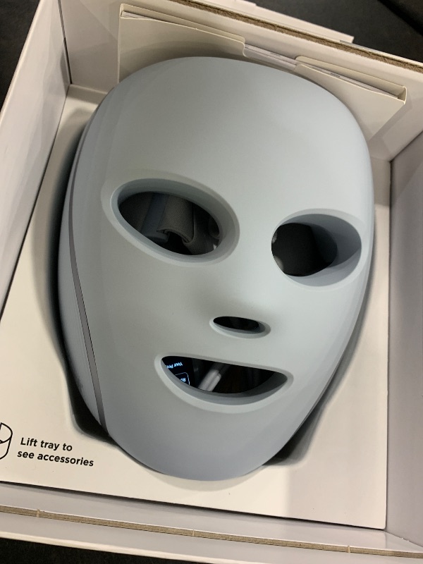 Photo 1 of Shark CryoGlow LED Face Mask with Under-Eye Cooling, Anti-Ageing & Blemish Repair, Red & Blue LED, Infrared Light Therapy, USB-C, Remote Control, Storage Bag, Blue Frost, FW312