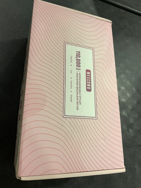 Photo 1 of MESCOMB 6 in 1 Hot Air Styler Wrap, Professional Hair Styler with Thermal Round Brush for Blowouts, Fast Drying for Blow Dry, Curling, Volumizing, Straightening, Salon Results in Minutes (Light Pink)