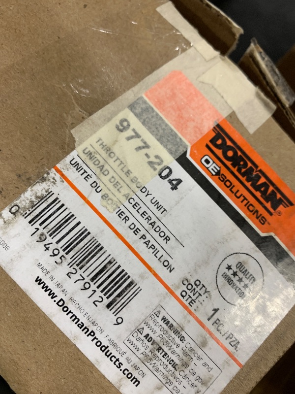 Photo 1 of Dorman 977-204 Fuel Injection Throttle Body Compatible with Select Toyota Models
