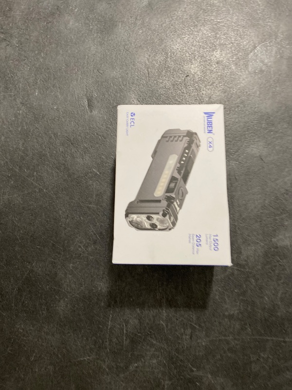 Photo 1 of WUBEN X4 EDC Flashlight Rechargeable with RGB Light