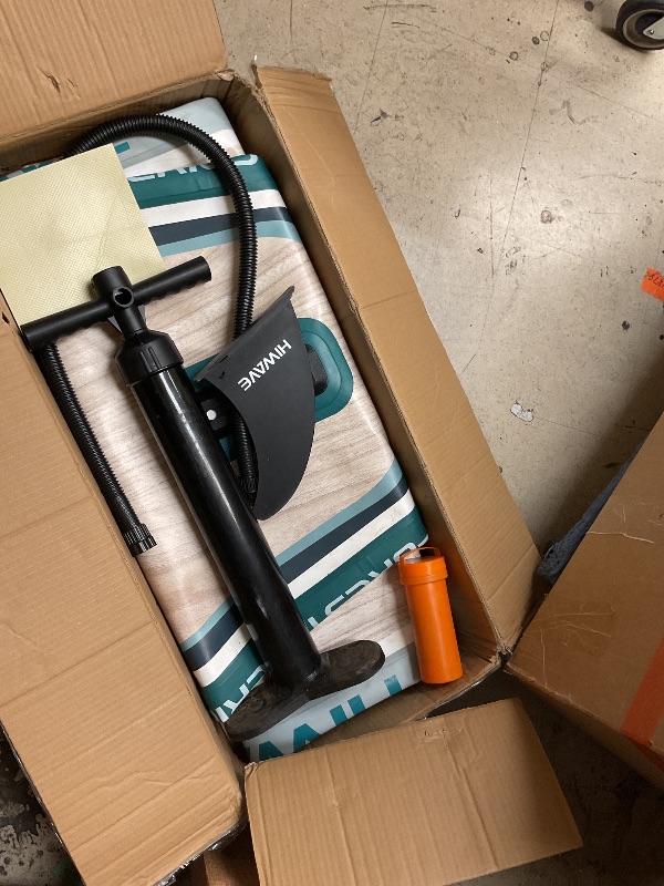 Photo 1 of **MISSING PADDLES** ZLX Inflatable Stand Up Paddle Board, 10'6" SUP Non-Slip Stable Deck Pad with Inflatable Seat, Unique Center Fin, Premium Accessories, Portable Paddleboard for Adults, Beginners, All Skill Levels