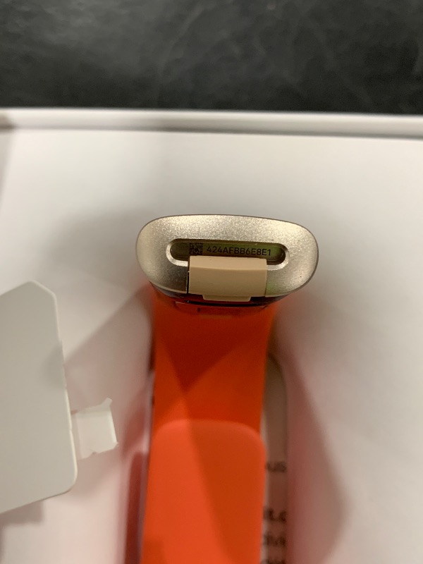Photo 1 of Fitbit Charge 6 Fitness Tracker with Google Apps - Heart Rate on Exercise Equipment - 3-Month Google Health Premium Membership Included - Health Tools - Gold/Coral - Small&Large Bands Included