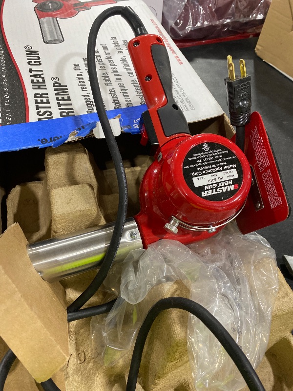View 3 of Master Appliance HG-501D Industrial Heat Gun, High Airflow, Quick Change Plug-In Heating Element, 1200F, 120V, 1740W, 14.5 Amps, Engineered In USA