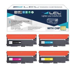 Photo 1 of LCL CLT-406S Toner Cartridge Replacement for CLT-K406S CLT-C406S CLT-M406S CLT-Y406S CLP360 CLX-3300 CLX-3305FW CLX-3306W CLX-3306FN CLP-360 CLP-366W CLP-365W CLP-368 C410W C460W C460FW (KCMY)