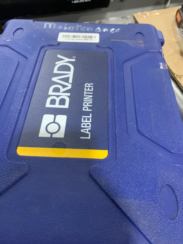 Photo 1 of Brady M210 Portable Label Printer Kit (M210-KIT), Yellow/Black