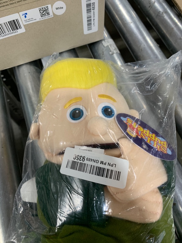 Photo 1 of 14" Eddie, Peach Boy, Hand Puppet