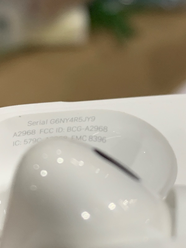 Photo 1 of Apple AirPods Pro (2nd generation) with MagSafe Charging Case (USB-C) (Renewed)