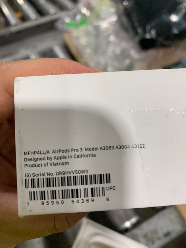 Photo 1 of Apple AirPods Pro 3 Wireless Earbuds, Active Noise Cancellation, Live Translation, Heart Rate Sensing, Hearing Aid Feature, Bluetooth Headphones, Spatial Audio, High-Fidelity Sound, USB-C Charging