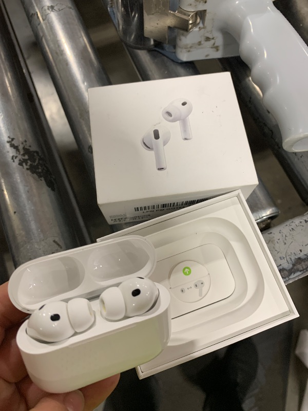 Photo 1 of Apple AirPods Pro 3 Wireless Earbuds, Active Noise Cancellation, Live Translation, Heart Rate Sensing, Hearing Aid Feature, Bluetooth Headphones, Spatial Audio, High-Fidelity Sound, USB-C Charging