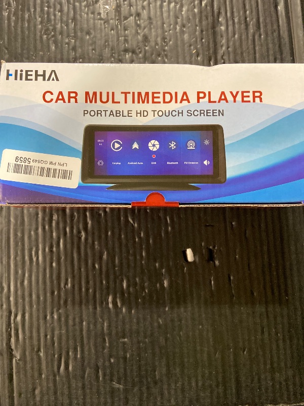Photo 1 of 8.1" Portable Wireless Carplay Screen for Car, 2K Dash Cam & 1080P Backup Camera, Touchscreen Car Stereo with Apple Car Play/Android Auto, GPS, Bluetooth, Mirror Link, Voice Control for All Vehicles
