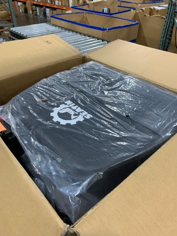 Photo 1 of SEATIN Universal Forklift Seat,Tractor Seat,with Micro Switch,Armrest and Safety Belt,for Tractor,Mower,Skid Loader,Telehandler,Backhoe,Excavator Dozer…