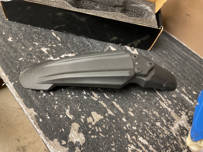 Photo 1 of Matte JFG RACING Front Fender for Surron Light Bee,Dirt Bike Mudguard Mud Guard for Dirt Bike Sur Ron Light Bee X and S/X160/X260 (Not Fits RST Fork)
