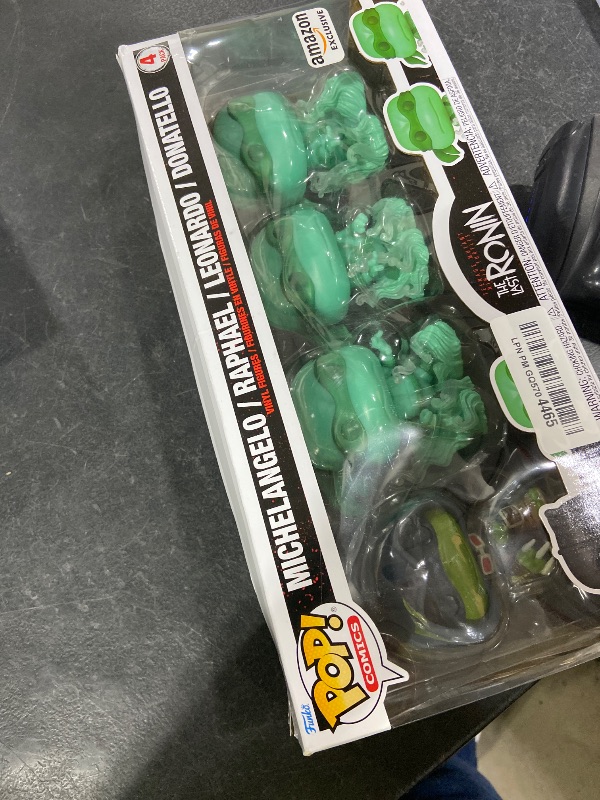 Photo 1 of Funko Pop! Comics: Teenage Mutant Ninja Turtles (TMNT) The Last Ronin- Michelangelo - Brothers, 4-Pack - TMNT Comics - Amazon Exclusive - Collectable Vinyl Figure - Gift Idea - Official Merchandise