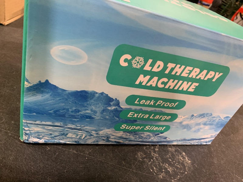 Photo 1 of Ice Machine for Knee After Surgery 15qt, Cold Therapy Machine 6-Level Timer & 3 Flow Rates, Leakproof & Ultra-Quiet Portable Cryotherapy System with Compression Pad for Knee Replacement Recovery