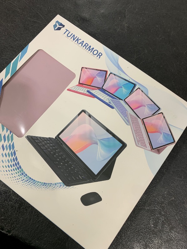 Photo 1 of TUNKARMOR Keyboard Case for iPad mini 5 & Mini 4 7.9 inch - with Mouse and Magnetically Keyboard, Case with Pencil Holder for iPad mini 5th / 4th Generation, Auto Sleep/Wake, Pink