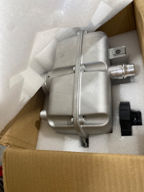 Photo 1 of LSHDLAM One-Piece Cast Aluminum Coolant Reservoir Expansion Tank with Cap for Jeep Wrangler JL 2018-2025 & Gladiator JT 2020-2025, Replace 68283565AB 68364312AA