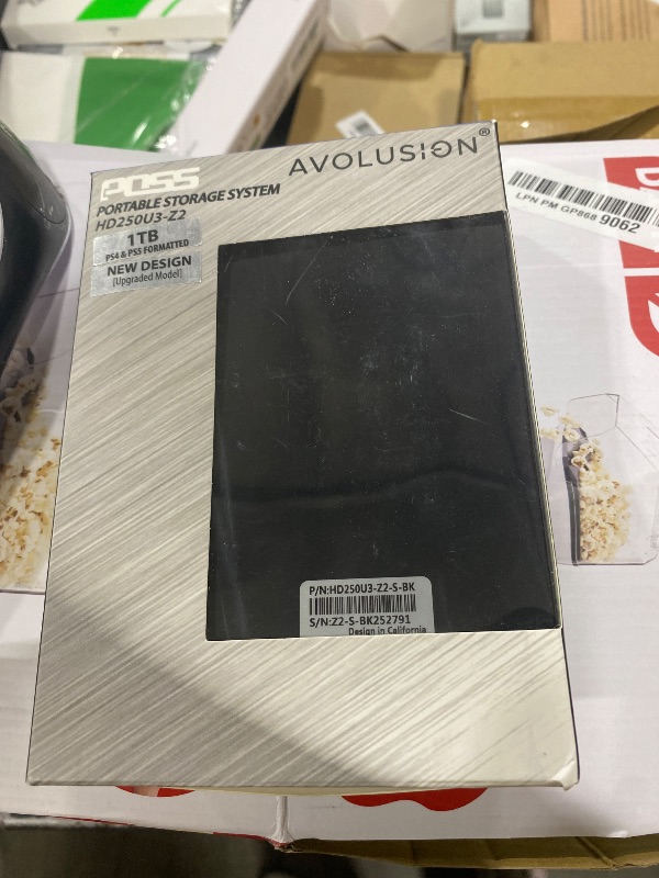 Photo 1 of Avolusion 1TB USB 3.0 Portable External Gaming Hard Drive (for PS4, Pre-Formatted) HD250U3-Z1
