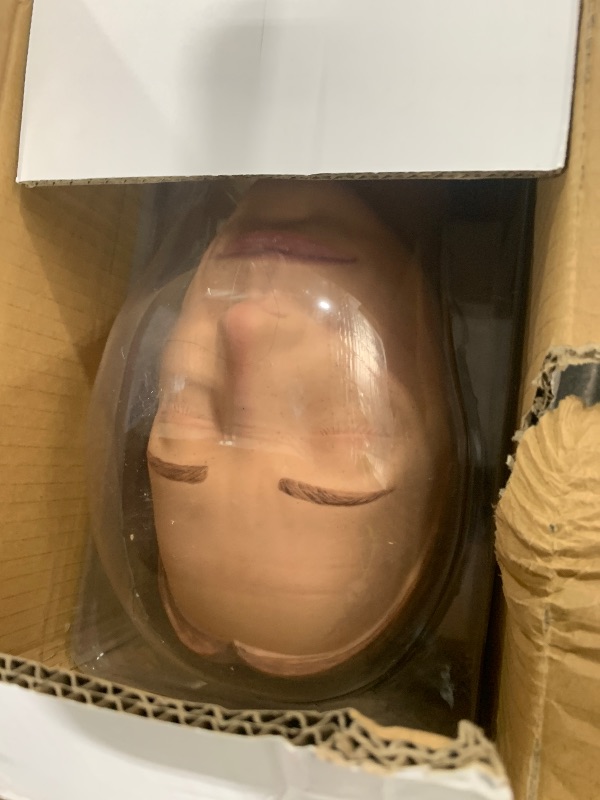 Photo 1 of MedEduQuest Injection Training Face Model,Mannequin Multi-Directional Silicone Facial Injection Training Model with Common Facial Issues for Micro-Plastic Teaching, Medical Student