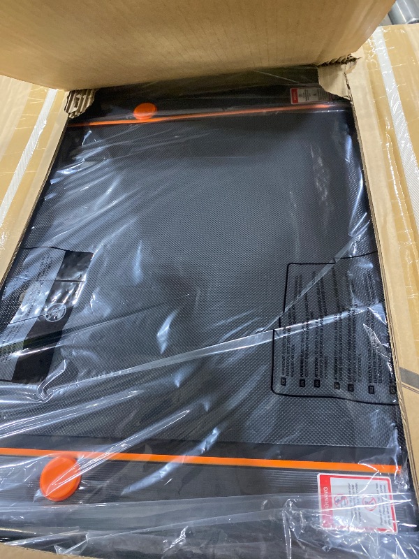 Photo 1 of JAGJOG Walking Pad with Vibration & Incline Fat Burning, Under Desk Treadmill for Home Office, Quiet 2.5HP Folding Treadmill with LED Display Tracking, No Assembly