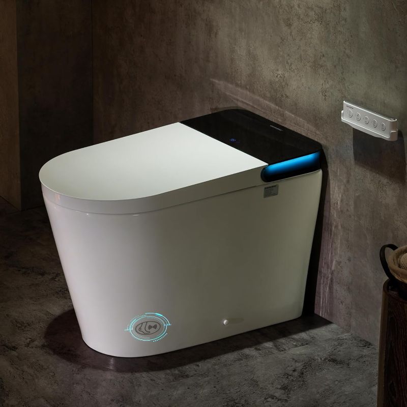 Photo 1 of Casta Diva Smart Toilet with Bidet Built in, Auto Open Close, Foot Sensor, 1000 MaP Auto Flushing, ADA Comfort Height, Artistic Lighting, Smart Heated Seat, Foam Dispenser, Tank Built in (CD-U010Max)
