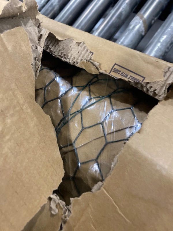 Photo 1 of Yardbliss Chicken Wire 60inx150ft, Premium Chicken Wire Fencing, Chicken Wire Mesh, Green PVC Coated Metal Wire Fence, Galvanized Poultry Netting Barrier for Floral Arrangements/Craft Projects//Rabbit
