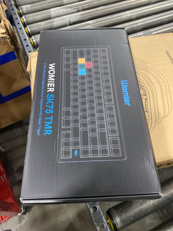 Photo 1 of Womier SK75 TMR/HE Keyboard Gaming 75% Hall Effec, Wireless Mechanical Keyboard Rapid Trigger Custom Magnetic Switch Keyboards with 8000 Hz Hot Swap, BT/2.4G/USB-C with Mac Windows Linux (Aluminum)