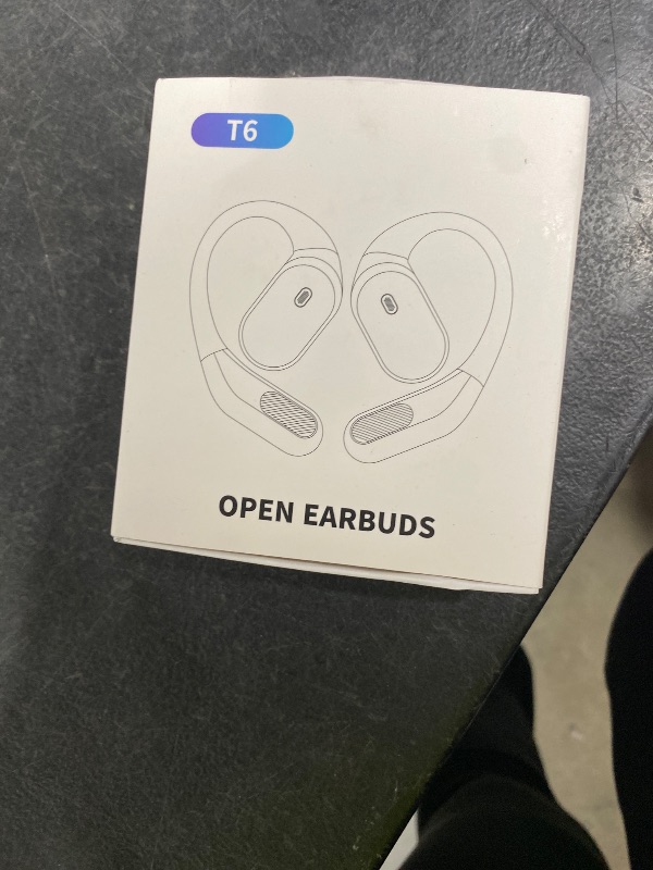 Photo 1 of TRAUSI Open Ear Wireless Earbuds Bluetooth Headphones, 80H Playtime Stereo Ear Buds with ENC Noise Cancelling, Fast Charging, IPX7 Waterproof Sports Earphones with Earhook for Running/Workouts Black