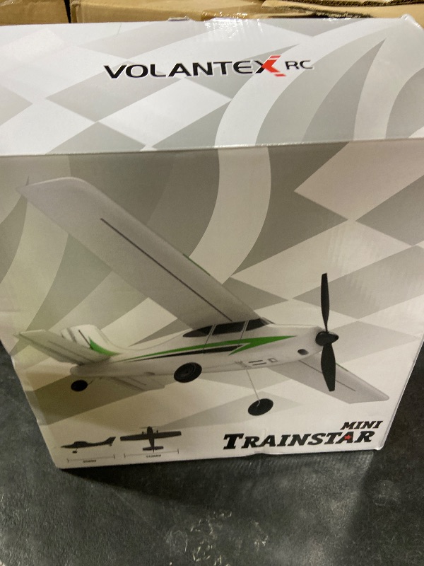 Photo 1 of volantexrc RC Plane Trainer 3CH Remote Control Airplane with Prop Saver, 6-Axis Gyro Stabilizer & 3 Modes to Fly, Hobby Radio Controlled Aircraft RTF for Beginners, Adults (400mm,Green)