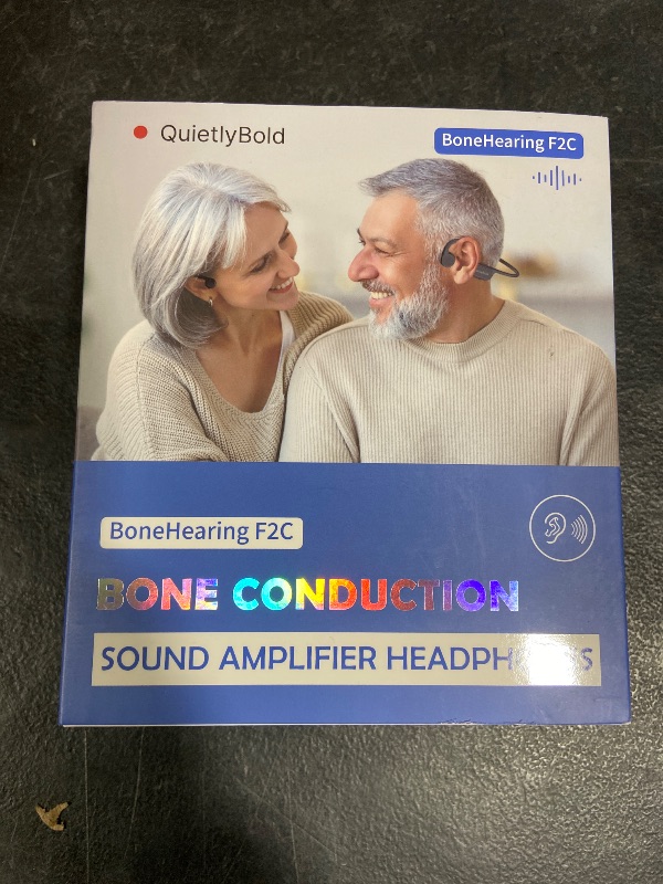 Photo 1 of QuietlyBold CORE Bone Conduction Sound Amplifier – Open-Ear Personal Listening Wearable for Clearer Conversations