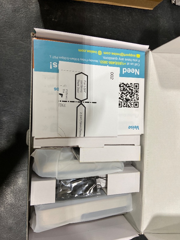 Photo 1 of Veise VE06-L Smart Locks with 2 Lever Handle Set, App Control, Keyless Entry Deadbolt for Front Door, Electronic Digital Touchscreen Keypad, Auto Lock, Waterproof, Easy Installation, Satin Nickel
