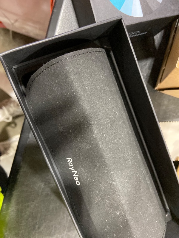Photo 1 of RayNeo Air 4 Pro AR/XR Glasses - 201" HDR10 Video Display, Vision 4000 Chip, Audio by Bang & Olufsen, 3D Movies & Gaming Smart Glasses for iPhone 17,16,15/Android/Switch 2/Mac/PS4/5-4 Pro
