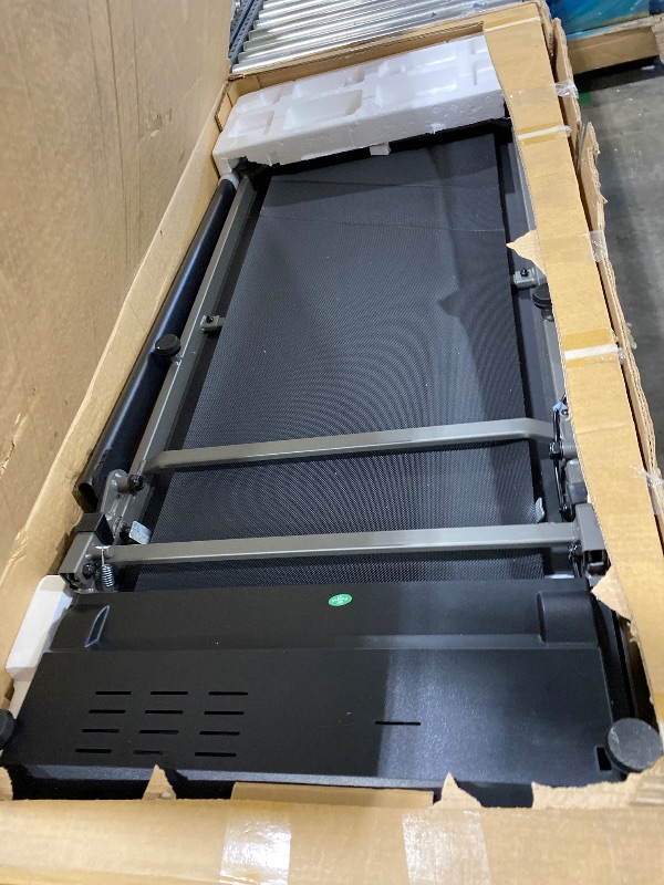 Photo 1 of Acezoe Walking Pad Under Desk Treadmill with Incline, 2 in 1 Foldable Treadmills for Home Small Office, 300 lbs Capacity, Portable Compact Walking Treadmill with Remote Control, LED Display and Apps