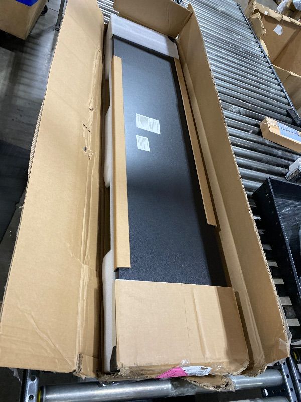 Photo 1 of Veken 63x27.6 Inch Large Electric Standing Desk, Heights Adjustable,Sit to Stand Up, Work Home Office Computer Table for Walking Pad, Wooden Desktop Desks, Black