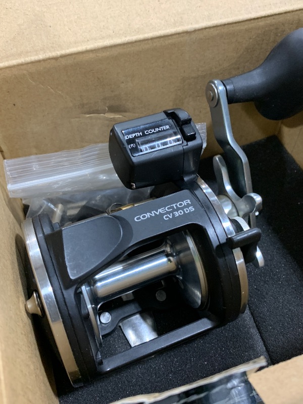 Photo 1 of Okuma Cold Water SS Line Counter Reel – 450 Size, Stainless Steel Gears, Low Profile Trolling Reel with Precision Line Counter & Heavy-Duty 30LB Drag, CWS-471D