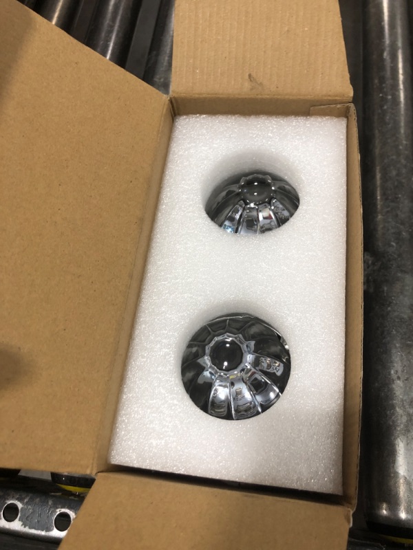 View 3 of Partsam 2Pcs Glass Watermelon Lights [Patented] Clear Lens White LED Running Light with Stailess Steel Bezel Replacement for Kenworth Peterbilt Freightliner Trucks