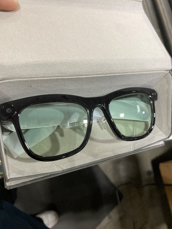Photo 1 of EnergyPort AI Smart Glasses with Camera & Bluetooth, 8MP 1080P HD Video, Photochromic + Blue Light Lenses, Open-Ear Audio, Voice Assistant, AI Recognition & Translation, Privacy LED, IPX4