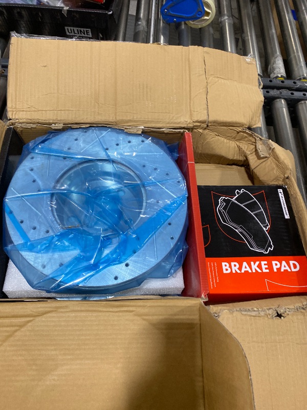 Photo 1 of 2007-2010 2012-2020 Dodge Charger Front Drilled & Slotted Disc Brake Rotors Replacement | 2-Year Warranty | A-Premium APBRS321