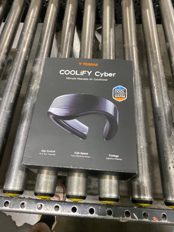 Photo 1 of TORRAS COOLiFY 2025 Cyber AI Neck Air Conditioner, Ultimate Immersive Cooling Portable Neck Fan No.1 Coolest & Max Cooling Are Neck Fans that Blow Cold Air 6000 mah Rechargeable for Gift