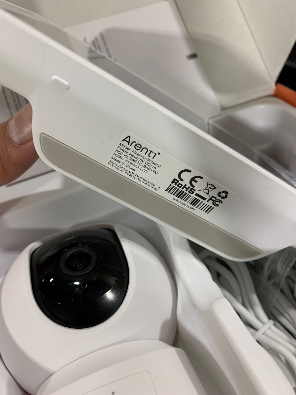Photo 1 of ARENTI WiFi Baby Camera Monitor B2 Kit 2026 Upgraded, 5-inch Wireless Display, Smartphone App, Encrypted Connection, Lullaby, Super Night Vision, Auto Tracking, Temp Sensor, Support Local Storage