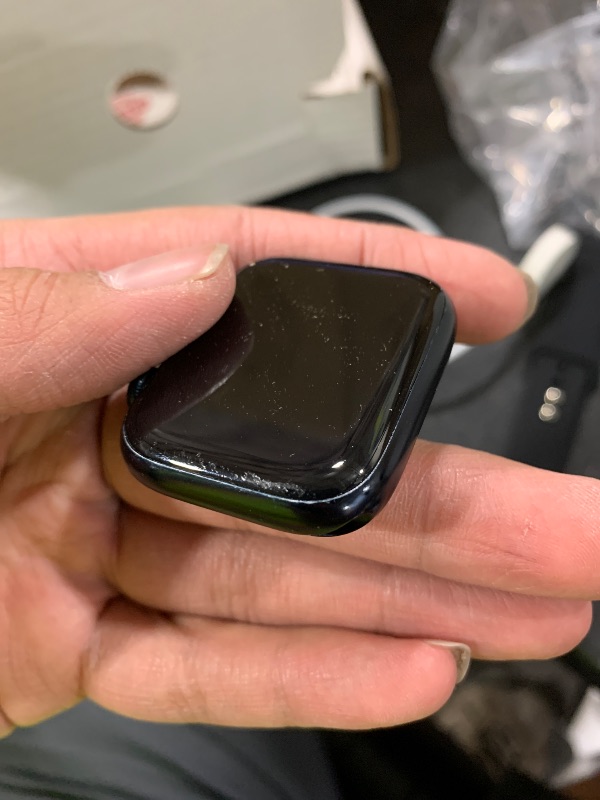 Photo 1 of Apple Watch Series 7 (GPS, 45mm) Midnight Aluminum Case with Midnight Sport Band (Renewed)