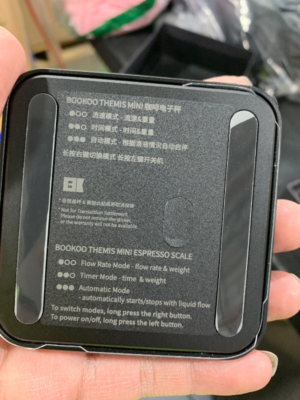 Photo 1 of BOOKOO Coffee Scale Espresso Scale with Timer Mini Digtial Coffee Scale Rechargeable with Auto Mode Flow Rate Mode for Coffee Extraction Scale for Coffee APP Bluetooth Connection Coffee Bean Scale
