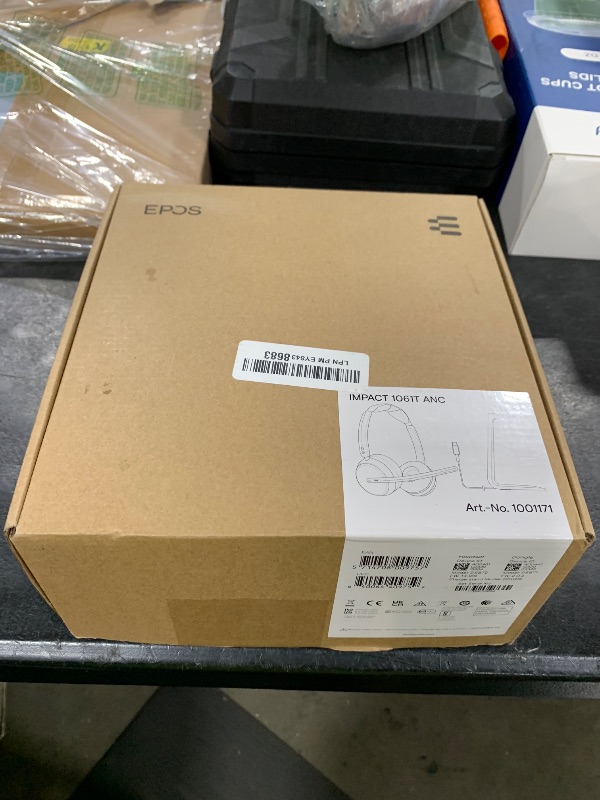 Photo 1 of EPOS Impact 1061T ANC - Premium Open Office Headset with Hybrid Adaptive ANC, EPOS AI™ Microphone Technology, and Multipoint Connectivity