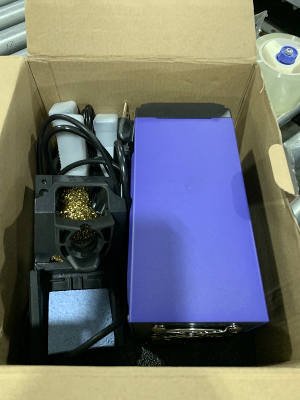 Photo 1 of WEP 939D+IV 300W Heavy Duty Soldering Iron for Stained Glass, Larger Electronic Projects, PID Temp. Controlled LED Solder Station with 3 Quick Change Tips, Detachable Handpiece, 3 Pre-set Channels