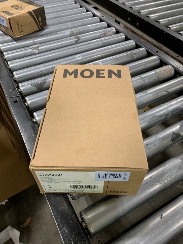 Photo 1 of Moen Align M-CORE 3-Series 2-Handle Shower Faucet Trim Kit, Valve Required, Tub and Shower Trim with Lever Handles, Brushed Nickel, UT3290BN